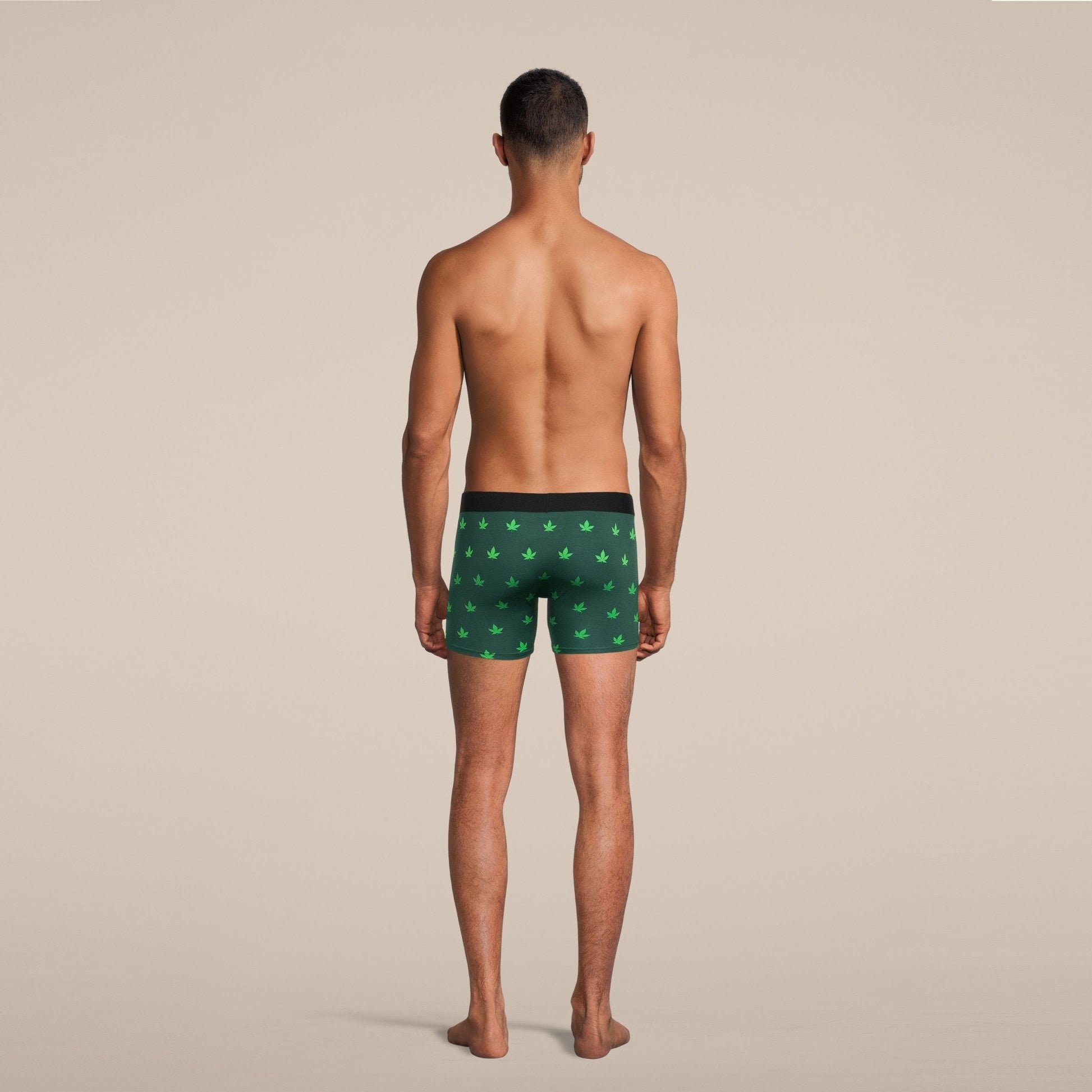 Men's Weed Boxer Brief Underwear with Pouch-3